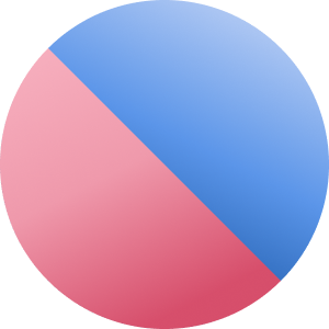 Blå/Rosa