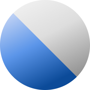 Blå / Blank